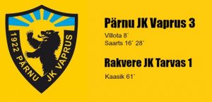 Read more about the article Treeningmängus võit Rakvere JK Tarvas vastu